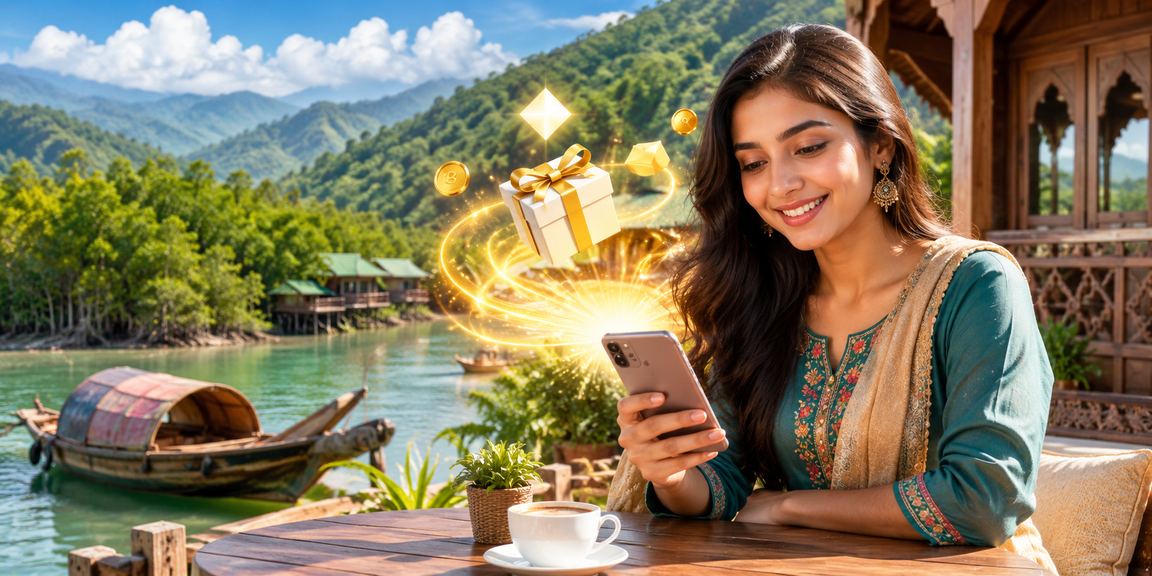 সুন্দরবনের পটভূমিতে বাংলাদেশি মডেল 89bd রিবেট বোনাসের আনন্দ উপভোগ করছেন